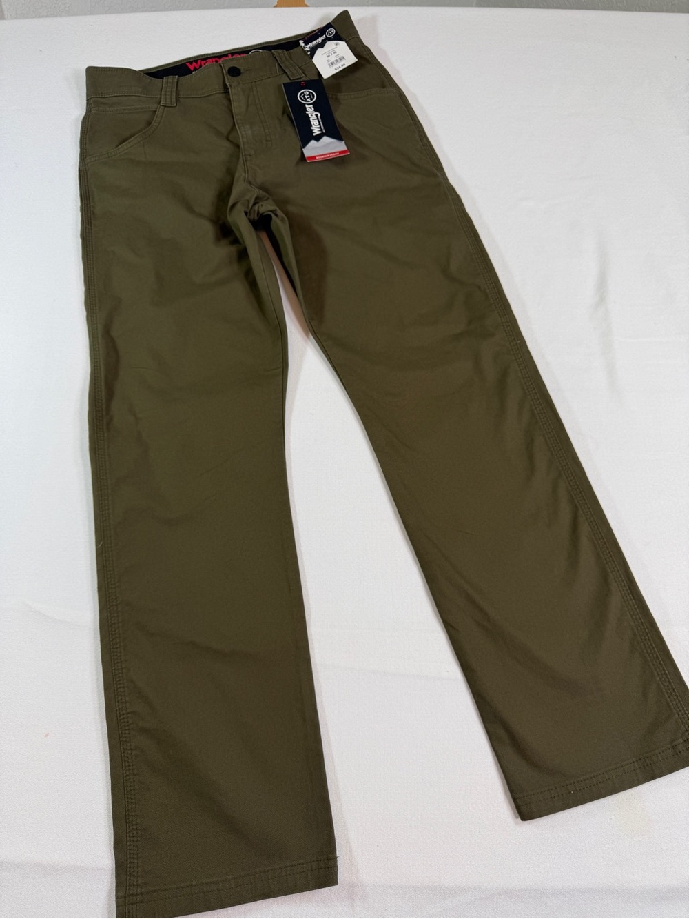 Wrangler ATG All Terrain Gear Mens Mountain Utility Pants Olive Green 30 X 30